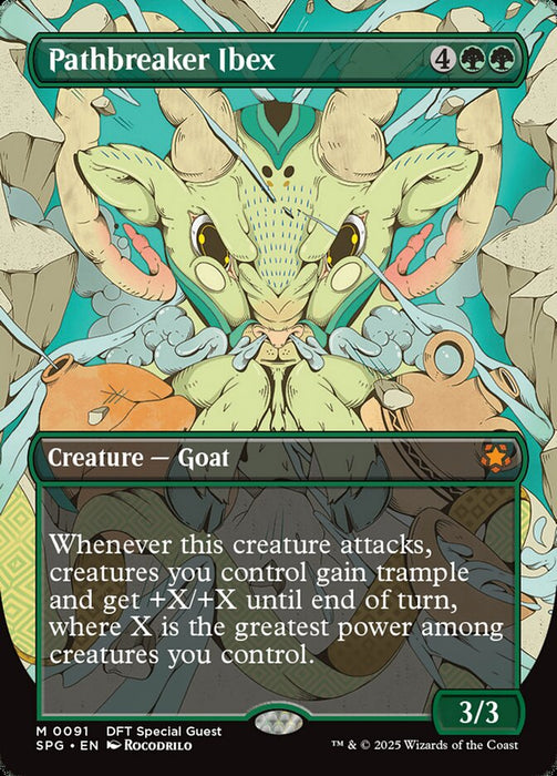 Pathbreaker Ibex - Borderless - Full Art - Inverted