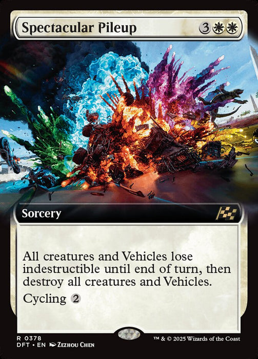 Spectacular Pileup - Extended Art (Foil)