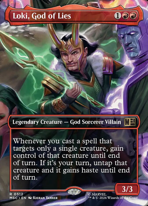 Loki, God of Lies - Borderless - Inverted - Legendary