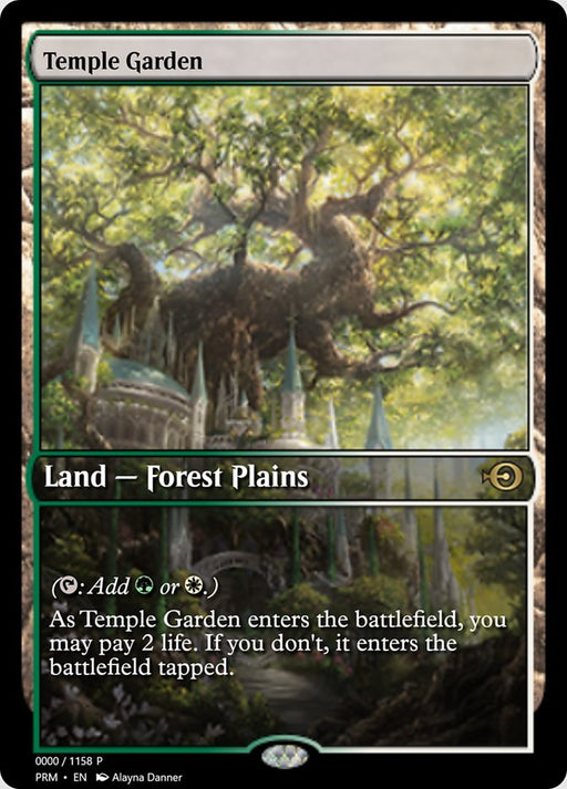 Temple Garden - Full Art (Foil)