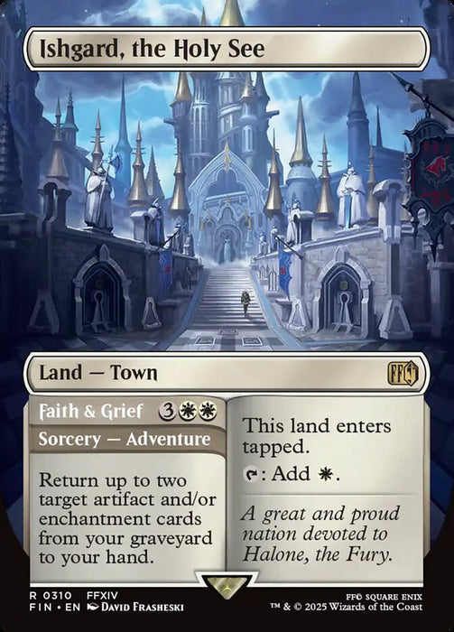 Ishgard, the Holy See // Faith & Grief - Borderless - Full Art