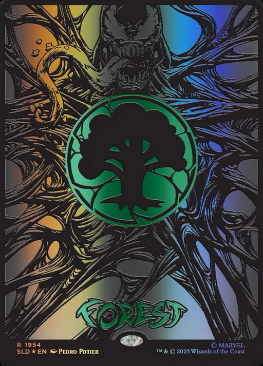 Forest - Textless - Borderless - Full Art - Inverted (Foil)