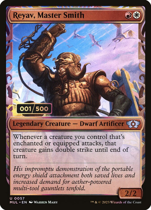 Reyav, Master Smith - Full Art - Legendary - Showcase (Foil)