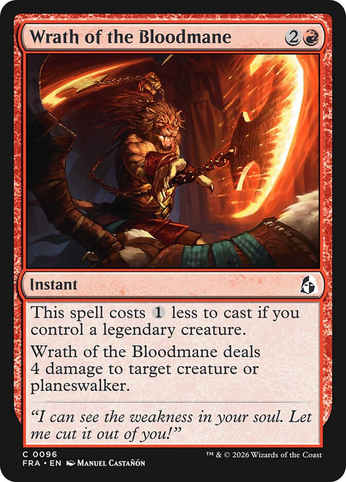 Wrath of the Bloodmane (Foil)