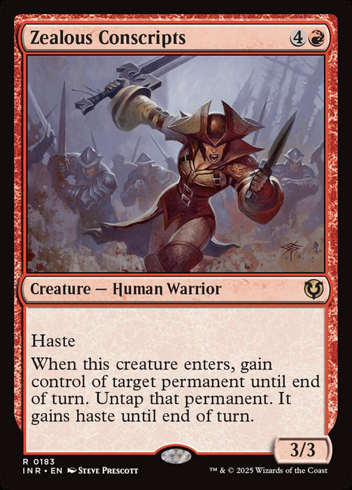 Zealous Conscripts (Foil)