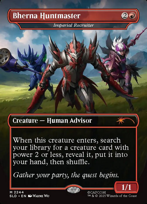 Bherna Huntmaster - Imperial Recruiter - Borderless - Full Art - Inverted