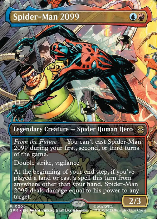 Spider-Man 2099 - Borderless - Full Art - Fullart - Inverted - Legendary