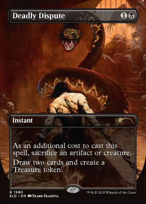 Deadly Dispute - Borderless - Full Art - Inverted (Foil)