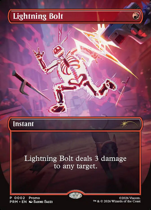 Lightning Bolt - Borderless - Inverted