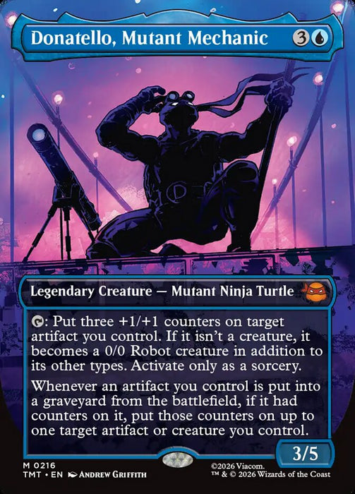 Donatello, Mutant Mechanic - Borderless - Inverted - Legendary