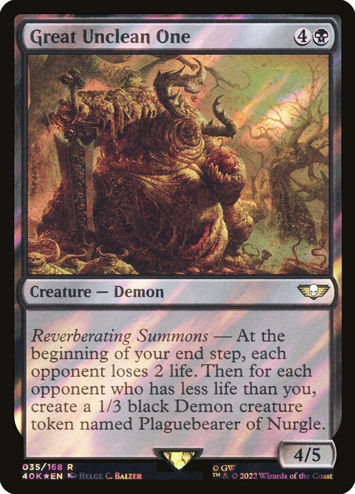 Great Unclean One - Surge Foil (Foil)