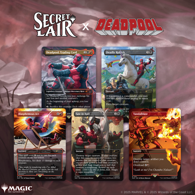 Secret Lair Drop: Secret Lair x Marvel : Deadpool - Non-Foil Edition