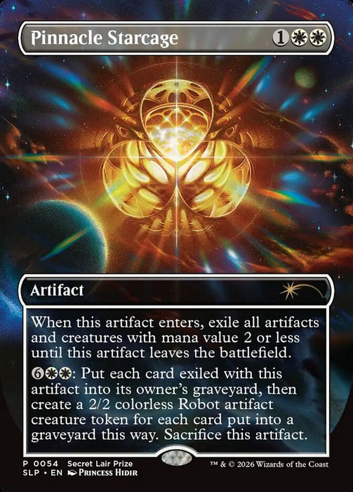 Pinnacle Starcage - Borderless - Inverted (Foil)