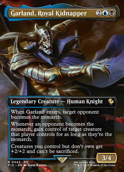 Garland, Royal Kidnapper - Borderless - Full Art - Inverted - Legendary