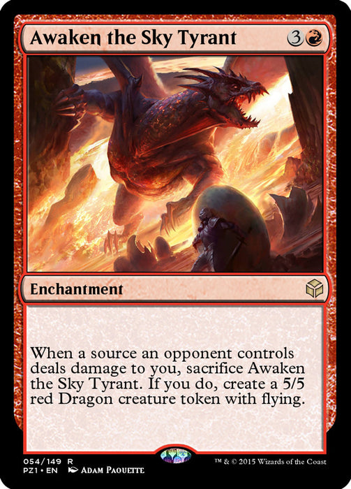 Awaken the Sky Tyrant (Foil)