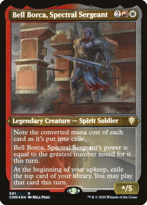 Bell Borca, Spectral Sergeant - Etched - Inverted - Legendary - Etched (Foil)