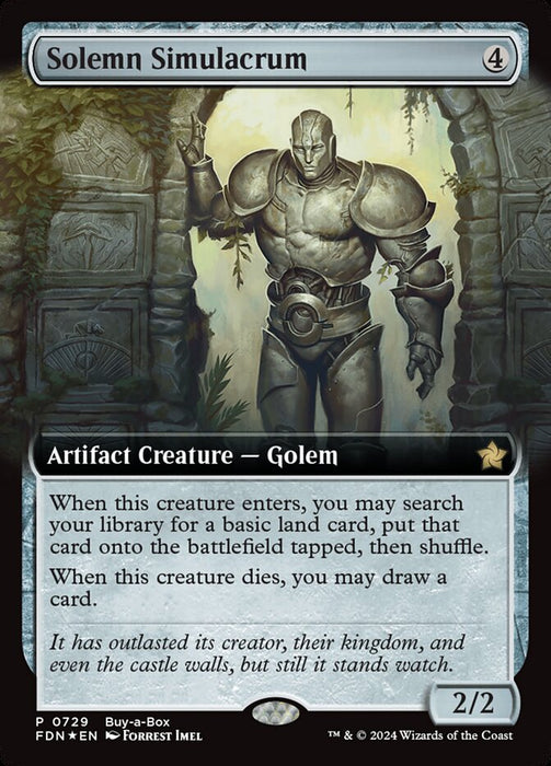 Solemn Simulacrum - Extended Art (Foil)