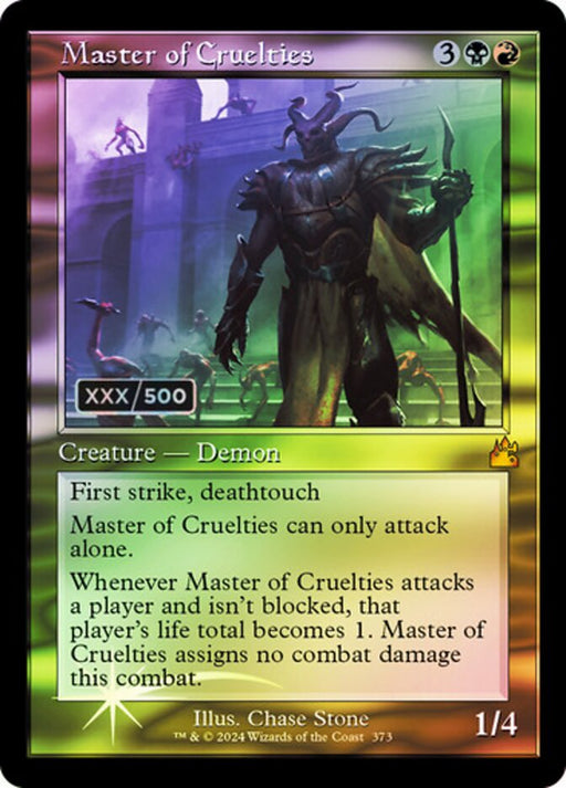 Master of Cruelties - Retro Frame (Foil)