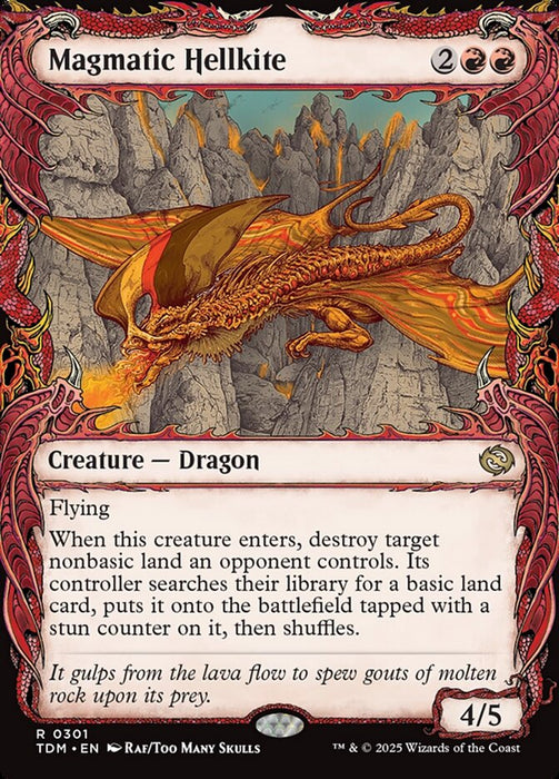 Magmatic Hellkite - Showcase (Foil)