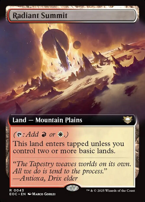 Radiant Summit - Extended Art
