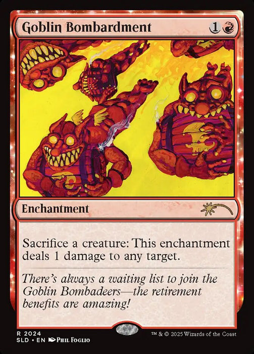Goblin Bombardment - Enchantment (Foil)