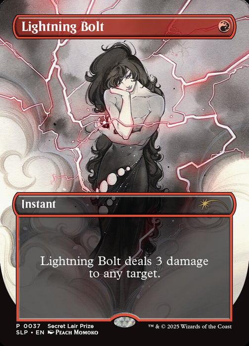 Lightning Bolt - Full Art - Inverted (Foil)