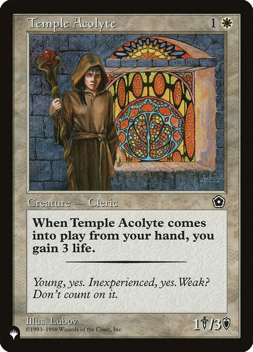 Temple Acolyte - Retro Frame