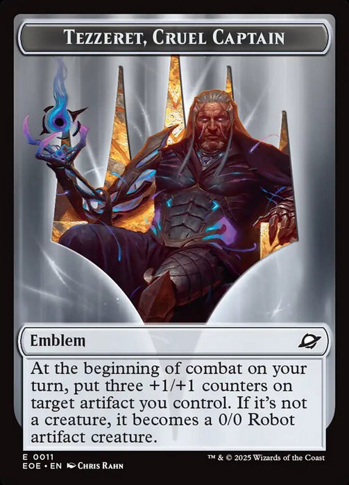 Tezzeret, Cruel Captain Emblem (Foil)