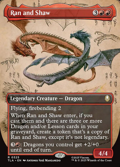 Ran and Shaw - Borderless - Full Art - Inverted - Legendary
