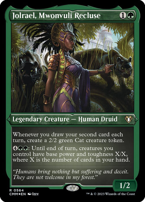 Jolrael, Mwonvuli Recluse - Etched - Inverted - Legendary - Etched (Foil)