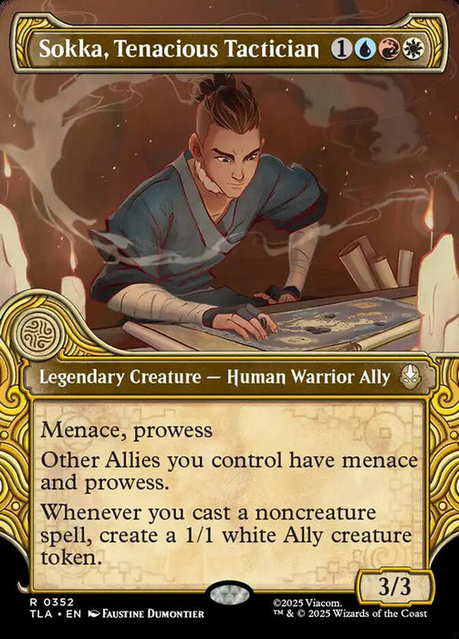 Sokka, Tenacious Tactician - Borderless - Legendary - Showcase