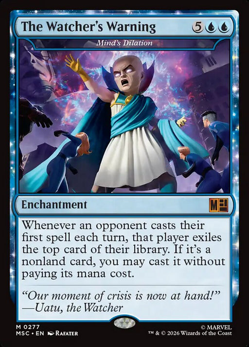 The Watcher's Warning - Mind's Dilation - Enchantment - Surge Foil (Foil)