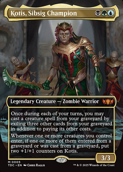Kotis, Sibsig Champion - Borderless - Full Art - Legendary - Inverted (Foil)