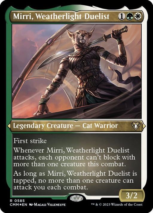 Mirri, Weatherlight Duelist - Etched - Inverted - Legendary - Etched (Foil)