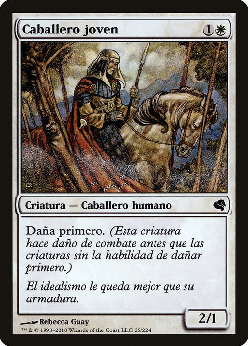 Caballero joven - Youthful Knight