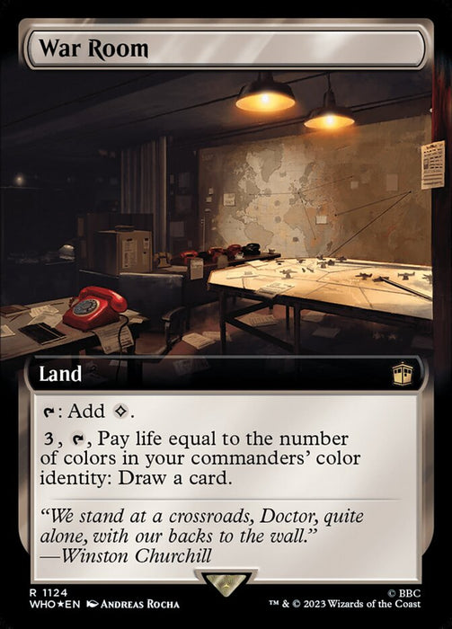 War Room - Extended Art - Surge Foil (Foil)