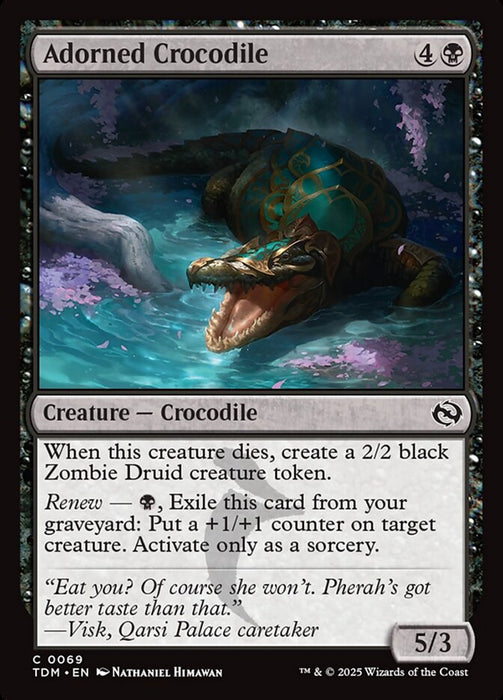 Adorned Crocodile (Foil)