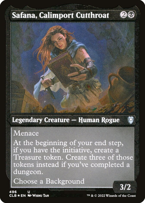 Safana, Calimport Cutthroat - Etched - Inverted - Legendary - Etched (Foil)