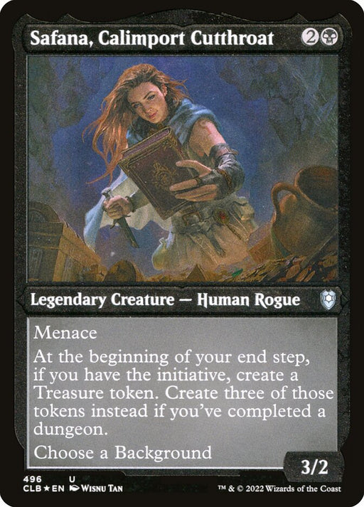 Safana, Calimport Cutthroat - Etched - Inverted - Legendary - Etched (Foil)