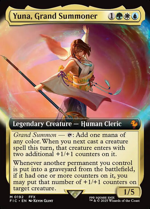 Yuna, Grand Summoner - Extended Art - Legendary (Foil)