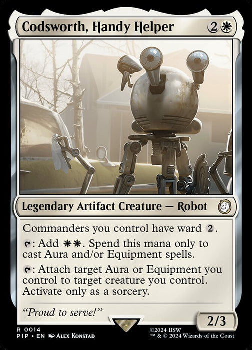 Codsworth, Handy Helper - Legendary