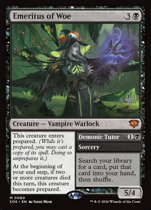 Emeritus of Woe // Demonic Tutor (Foil)