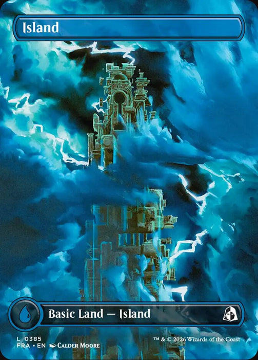 Island - Borderless - Full Art (Foil)