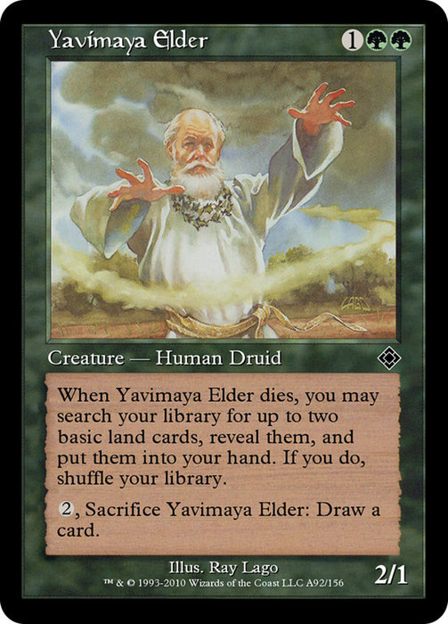 Yavimaya Elder - Retro Frame