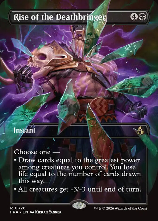 Rise of the Deathbringer - Borderless - Full Art