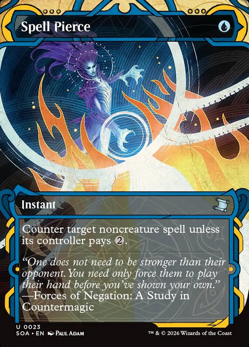Spell Pierce - Borderless - Inverted - Showcase