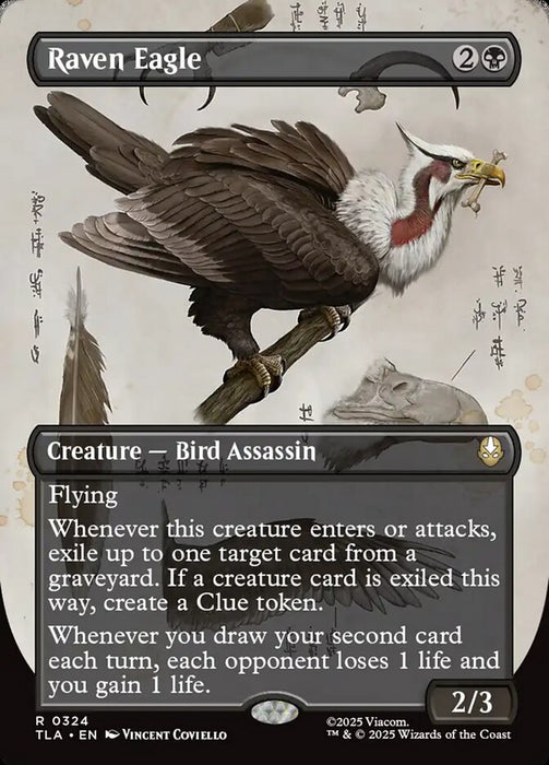 Raven Eagle - Borderless - Inverted (Foil)