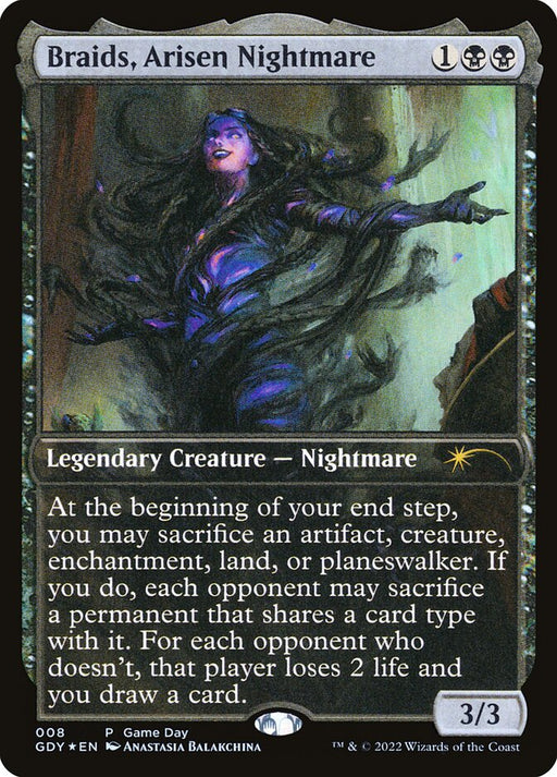 Braids, Arisen Nightmare - Full Art - Legendary (Foil)