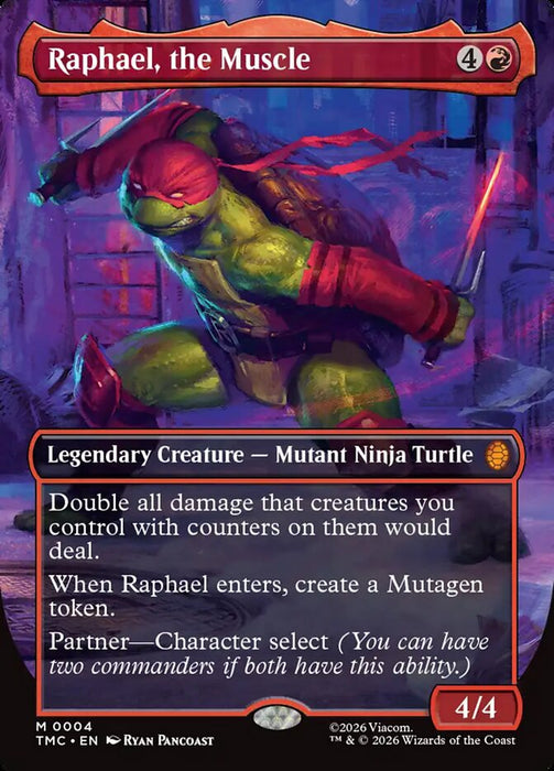 Raphael, the Muscle - Borderless - Full Art - Inverted - Legendary (Foil)