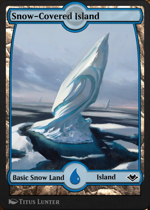 Snow-Covered Island - Full Art - Fullart